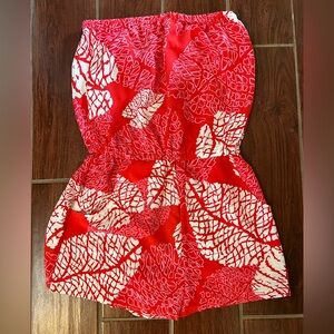 Manuhealii Strapless Romper